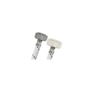 MANGUERA PARA WC BLANCO 1/2" A.M. X 7/8" A.M.