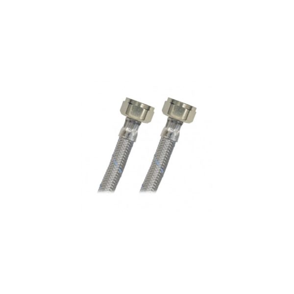 CONECTOR FLEXIBLE PARA AGUA 1/2" F.I.P. X 1/2" F.I.P. LAVABO / FREDAGERO